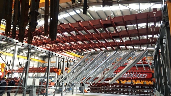 Bağlantı Elemanları ve Metal Parçalar İçin Tam Otomatik Varil Tipi Asitleme Hattı