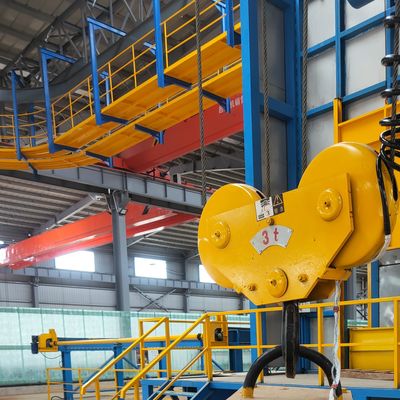 Metal tel çizim için sıcak daldırma galvanize hattı 0-15m/min Kaplama Hızı