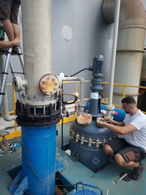 Güçlü Kimyasal Duman Çıkarma Sistemi 1000m3/h Hava akışı 900 Pa Endüstriyel Temizlik Kulesi