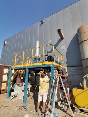 Stainless Steel Acid Vapor Extraction System 1200mm X 800mm X 1500mm Endüstriyel Çekim için