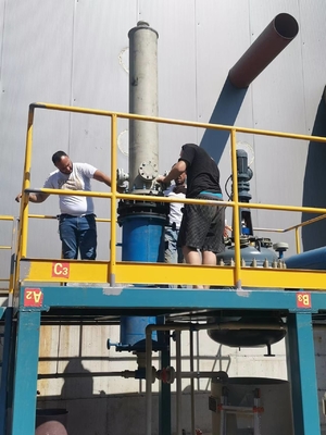 Stainless Steel Acid Vapor Extraction System 1200mm X 800mm X 1500mm Endüstriyel Çekim için