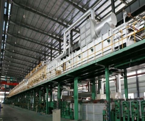 Özel PLC Kontrollü Sıcak Daldırma Galvanize Ekipmanı Keramik / Metal Banyo 40-100 Mikron